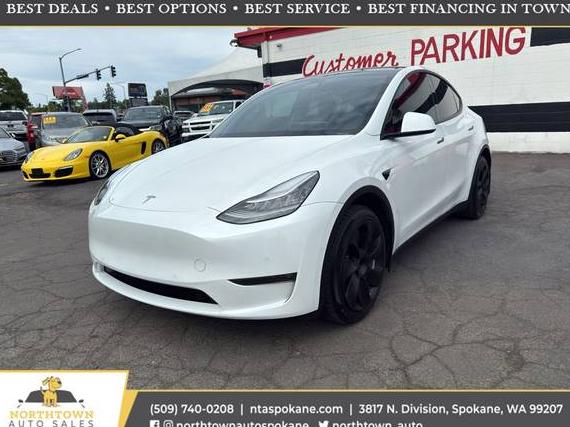 TESLA MODEL Y 2020 5YJYGDEE8LF030752 image